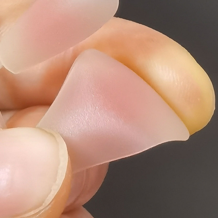 Matte Blush Ombré Coffin Press-On Nail Tips - DIY Ready