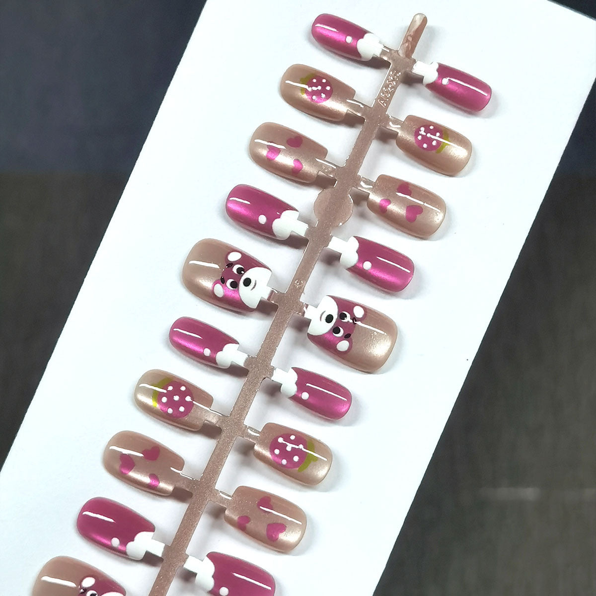 Wholesale Short Cat Eye Press-On Nail Strips - Pre-sized Bulk Tips