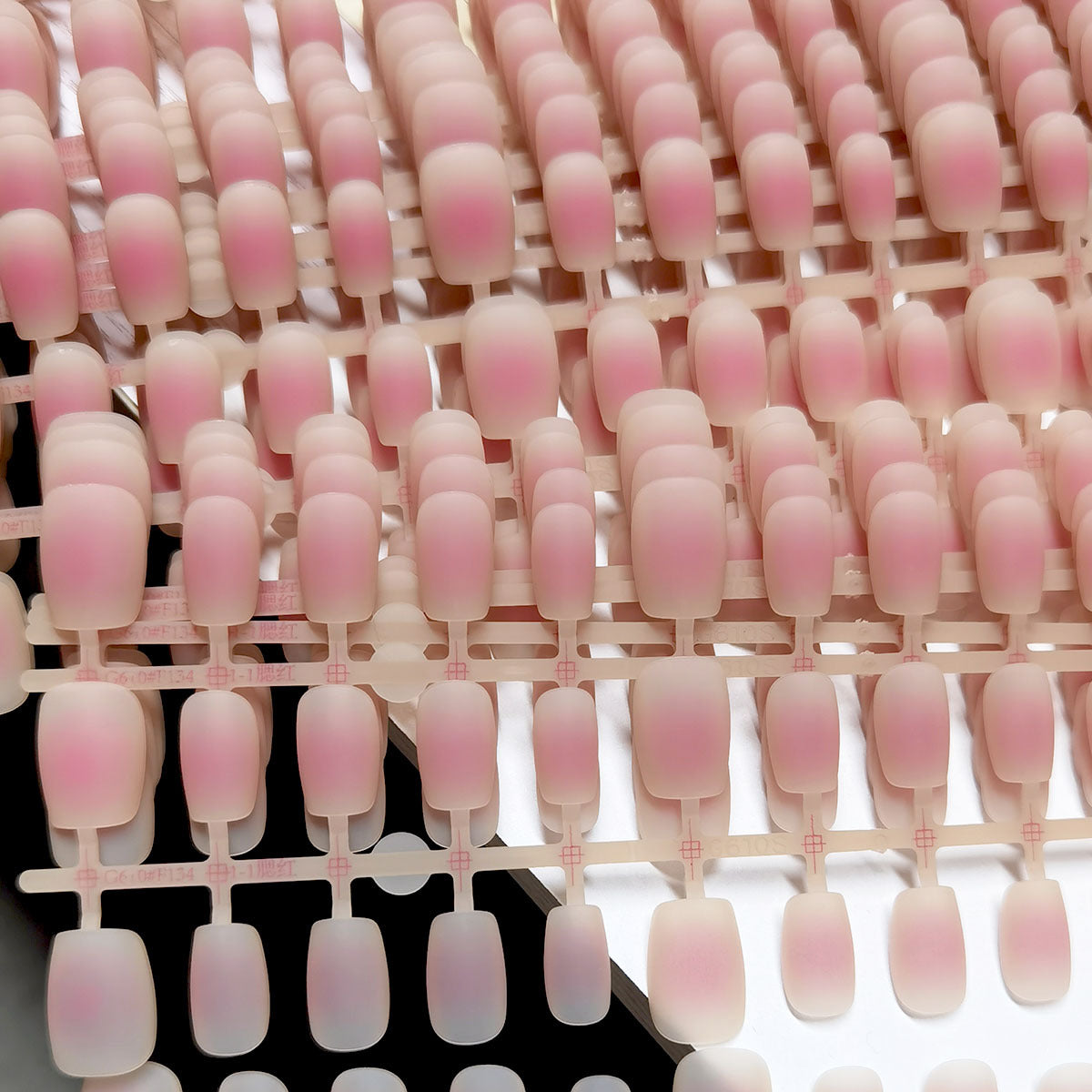 Wholesale Blush Gradient Press-On Nail Blanks | Salon Semi-Finished Tips