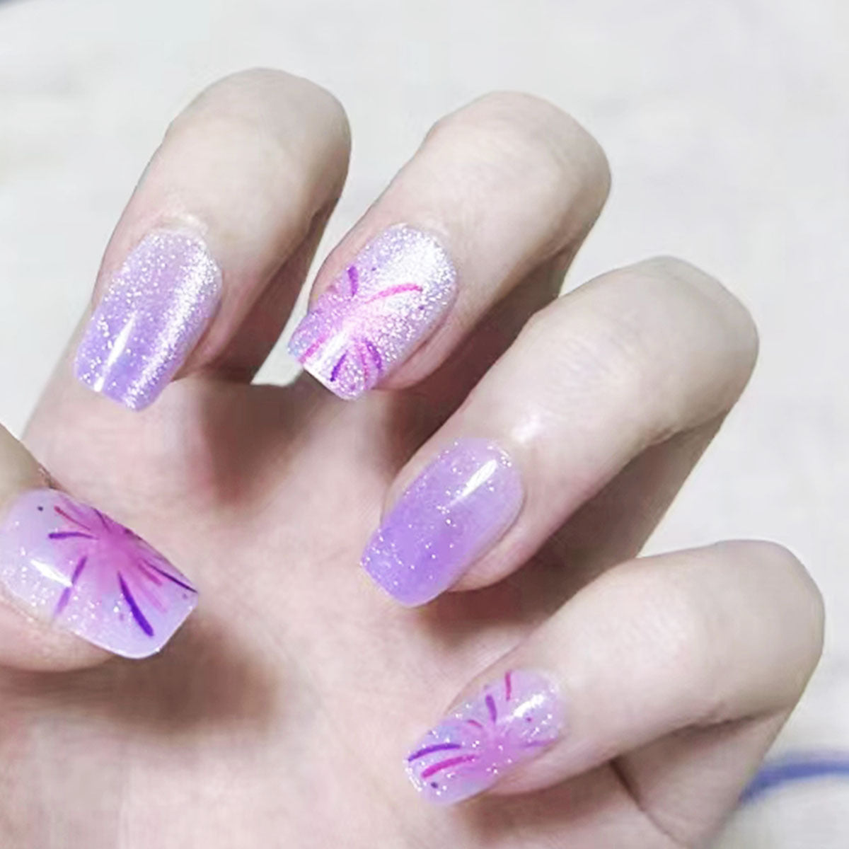 Wholesale Short Cat Eye Press-On Nail Strips - Pre-sized Bulk Tips