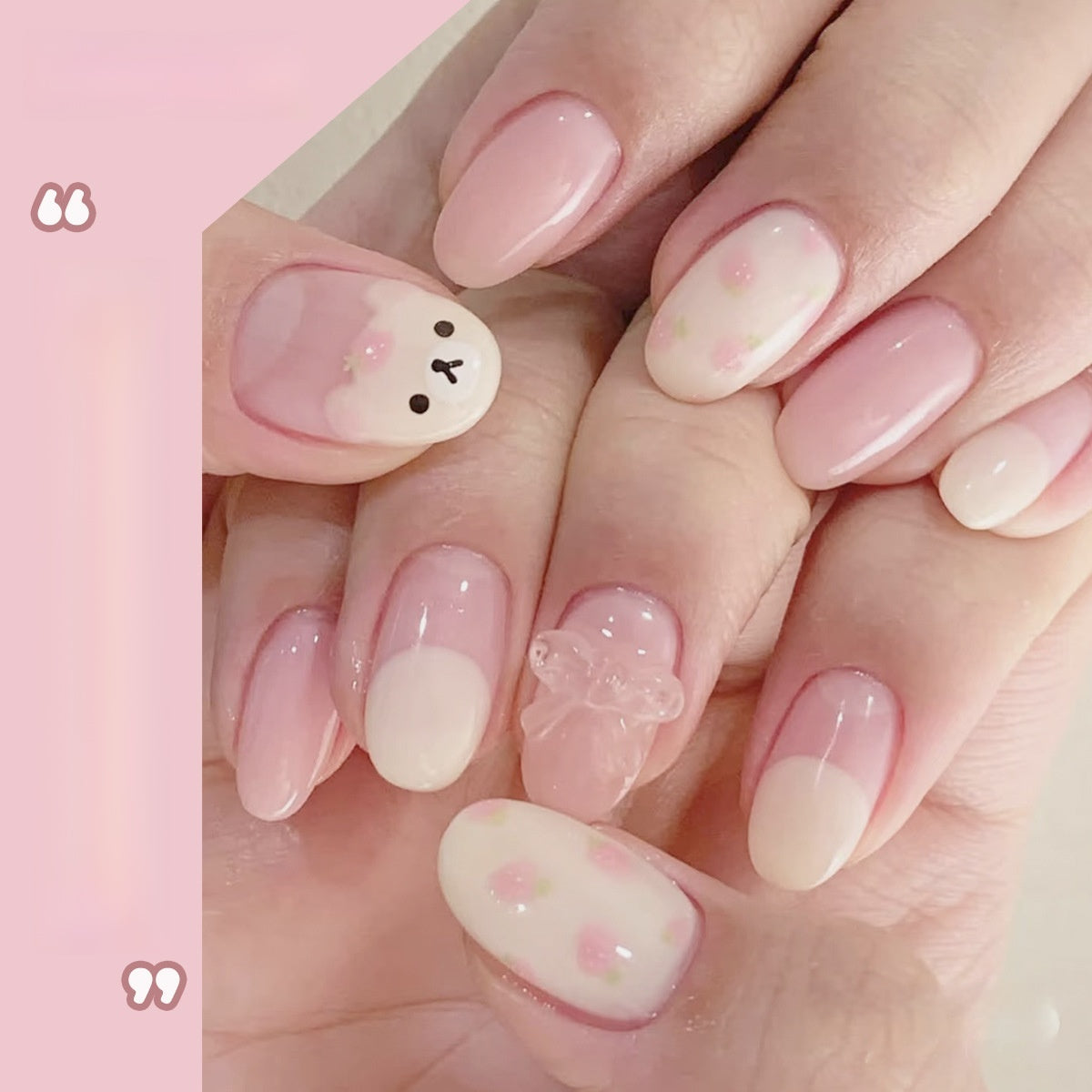 30pcs Lilac Pink Short Oval Press-On Nail Blanks for DIY Nail Art