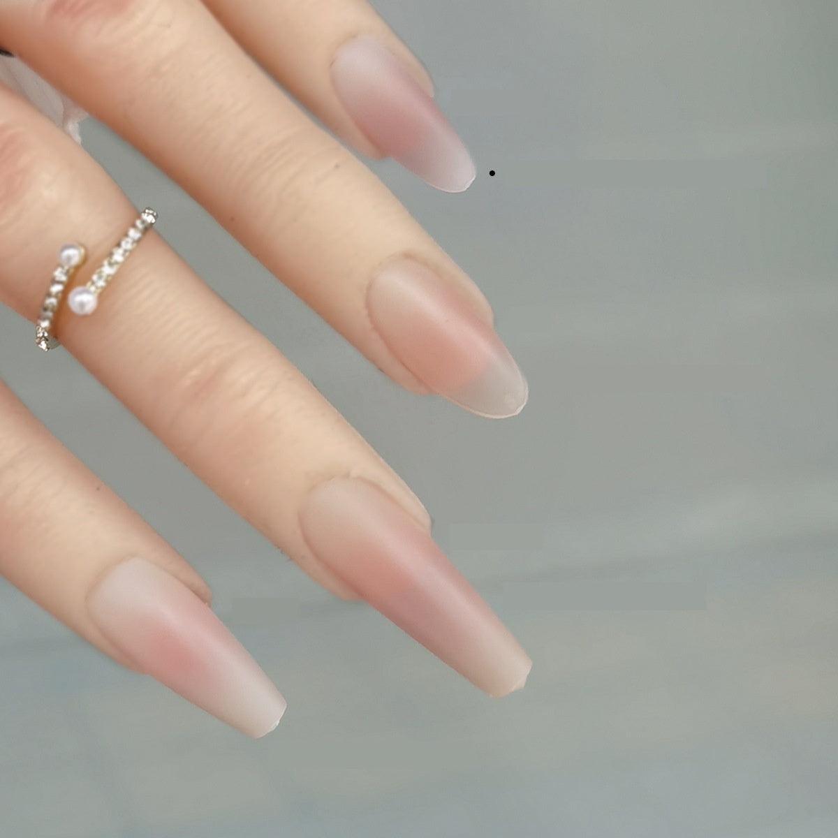 Wholesale Matte Blush Ombre Press-On Nail Blanks