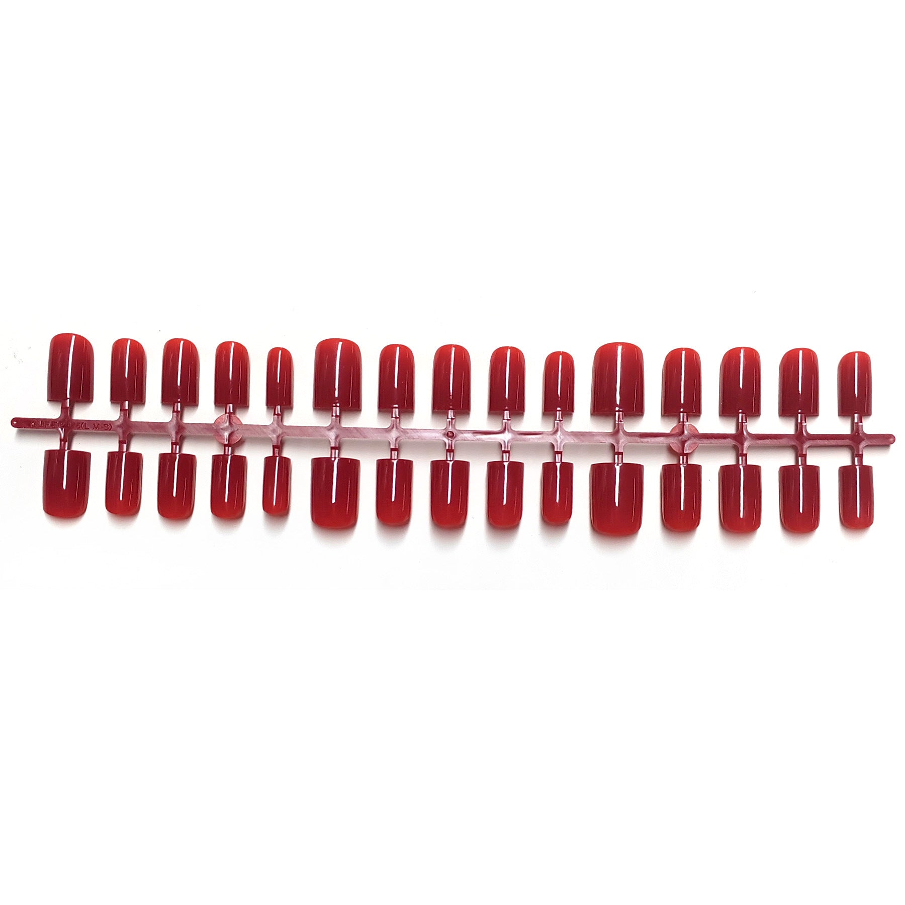 Classic Glossy Red Short Square Press-On Nails