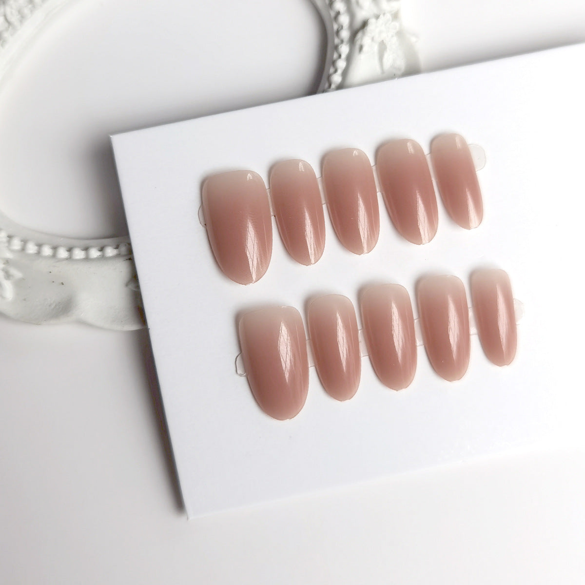 Wholesale Pomelo Blush Gradient Press-On Nail Blanks - DIY Tips