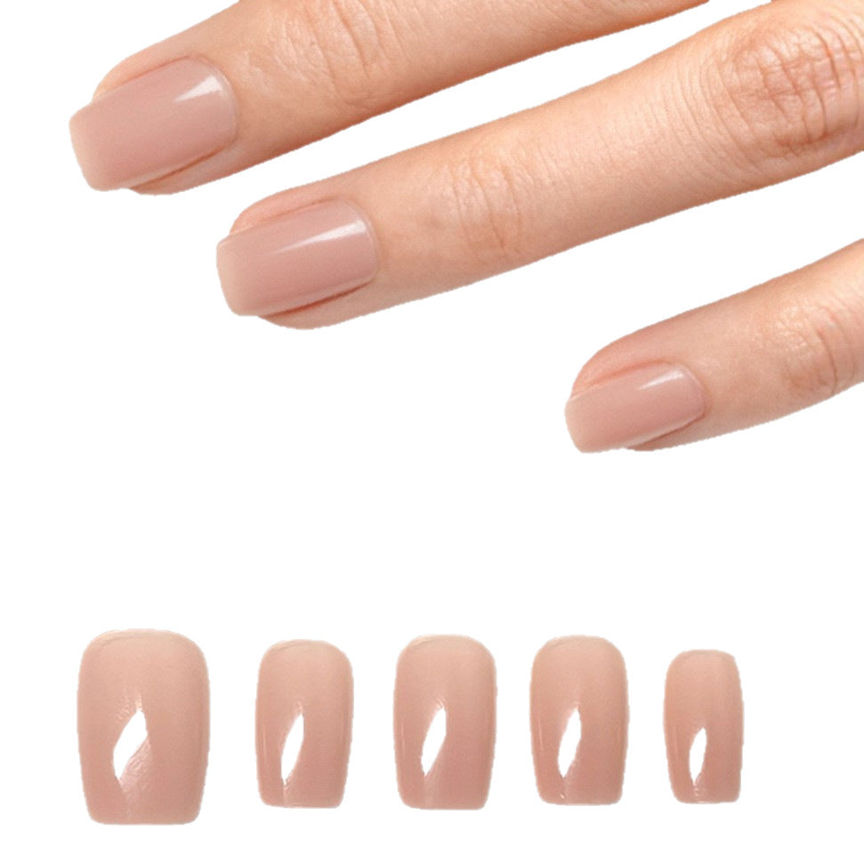 DIY Blank Press-On Nail Tips - Short Square/Oval Bulk Pack