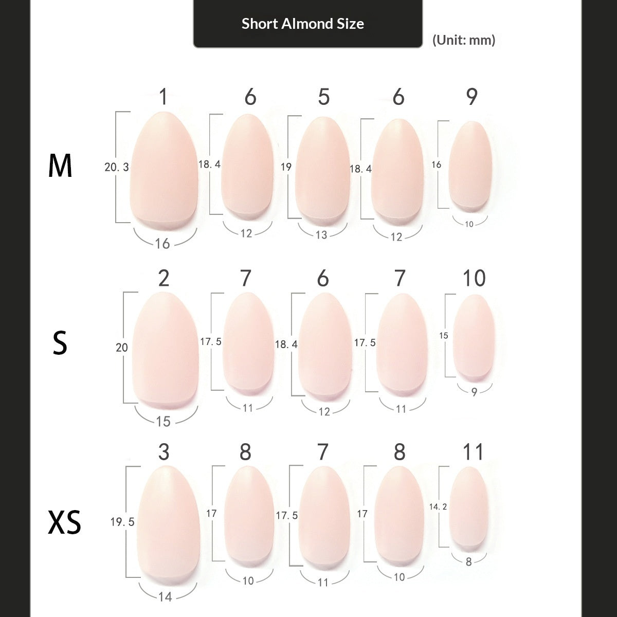 Natural Look Short Almond Press-On Nails | Everyday French Tip & Solid Colors