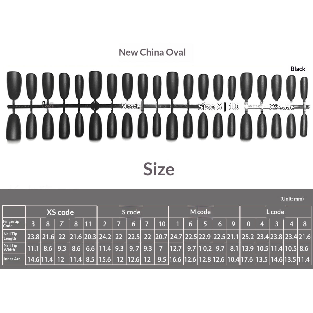 Wholesale Matte Colored Oval Press-On Nail Blanks for DIY