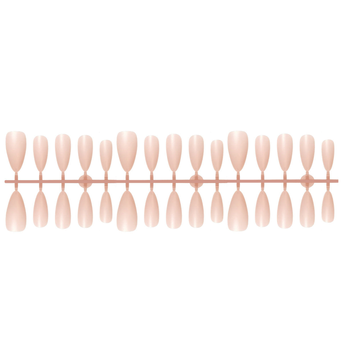 Matte Nude Pink Press-On Nail Tips - Bulk DIY Blanks
