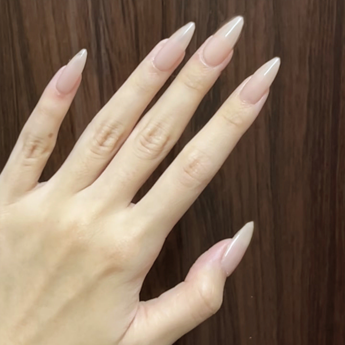 Matte Nude Medium Almond Press-On Nail Blanks