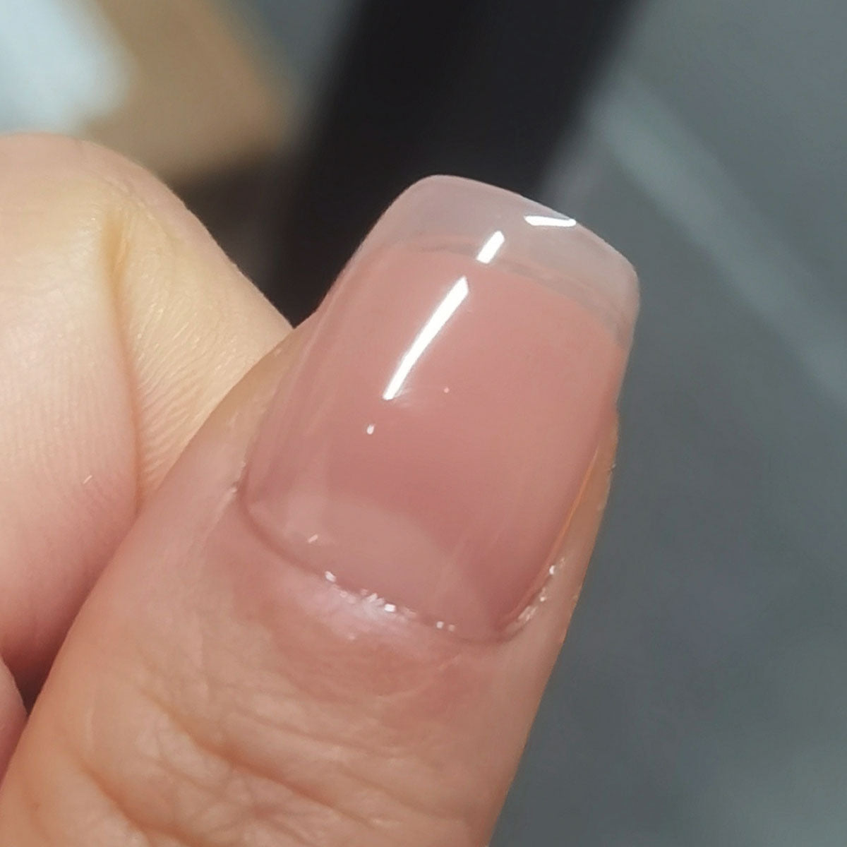 Sheer Nude Pink Short Square Press-On Nail Blanks | DIY Tips