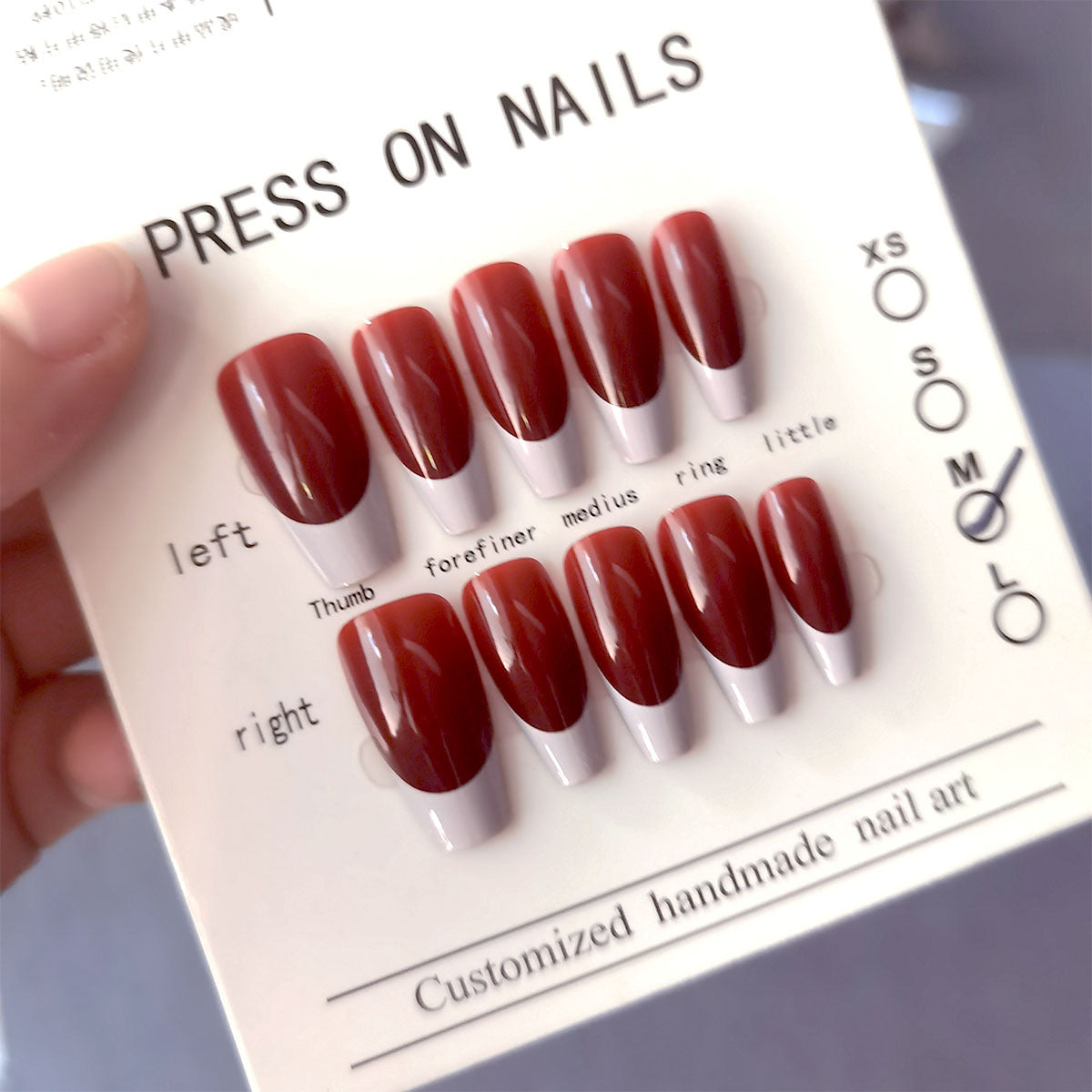 Gentle Blush Ombre & French Tip Press-On Nails | Sheer Nude