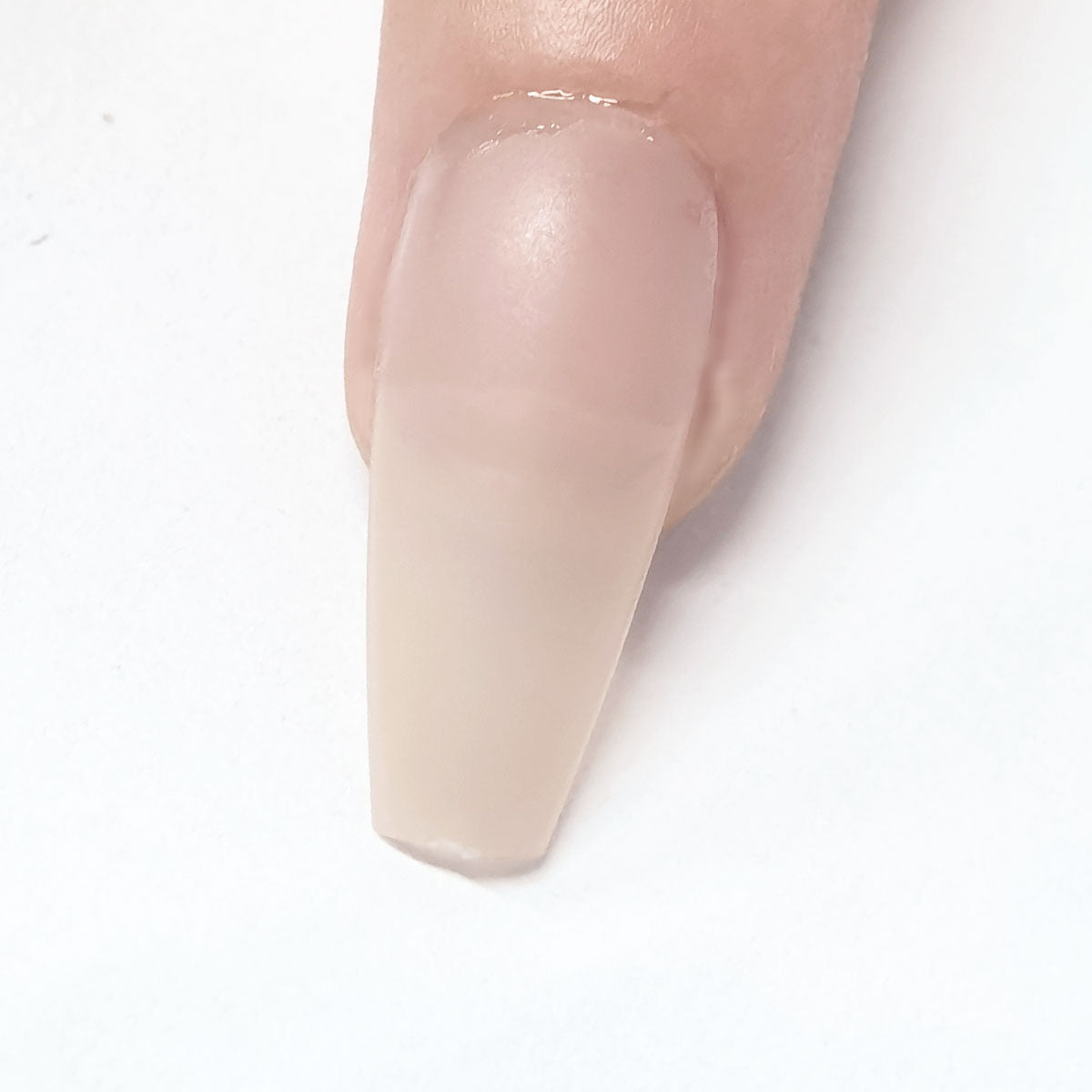 Light Nude Press-On Nail Blanks - Assorted Shapes & Lengths