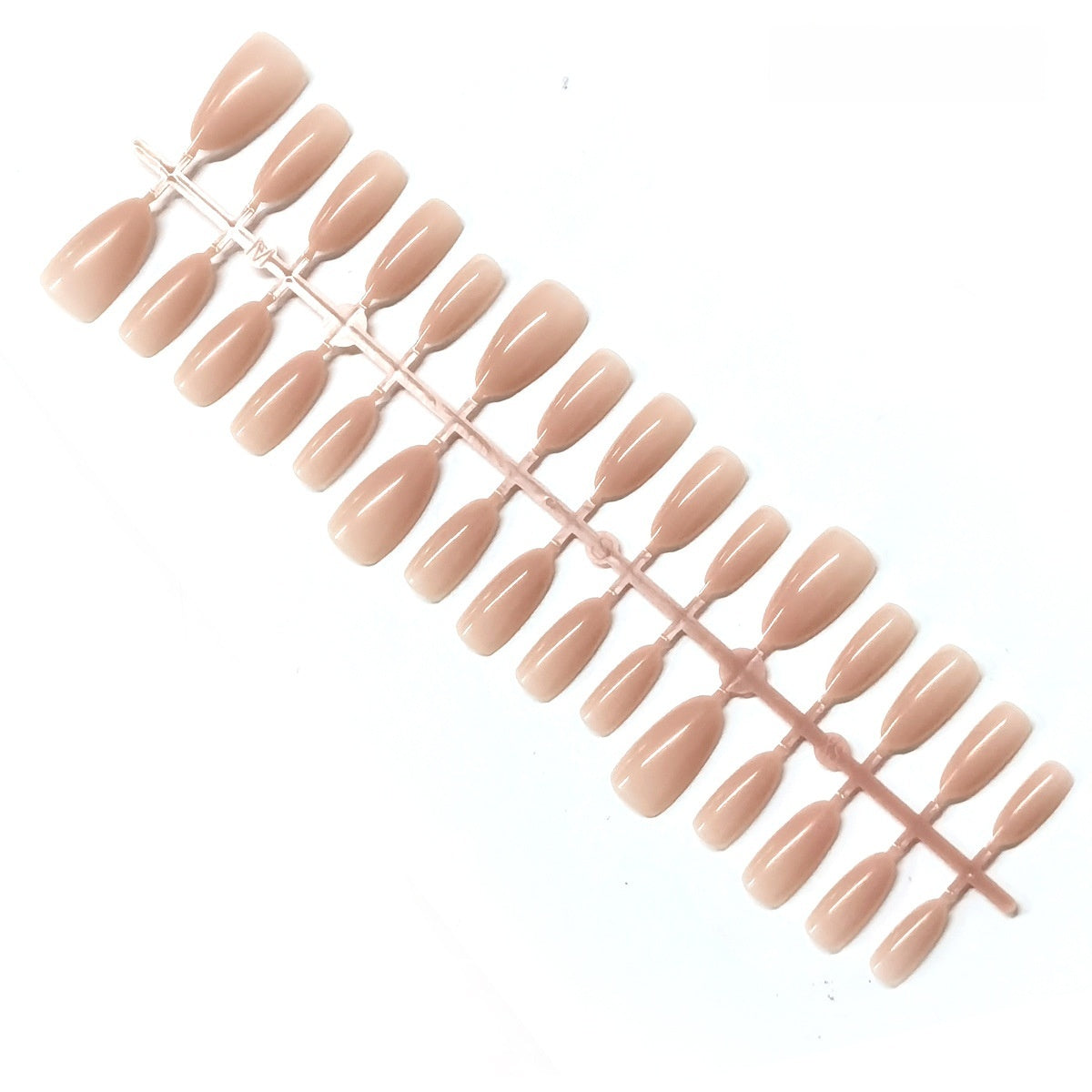 30 Pcs Seamless Nude Glossy Press-On Nail Tips
