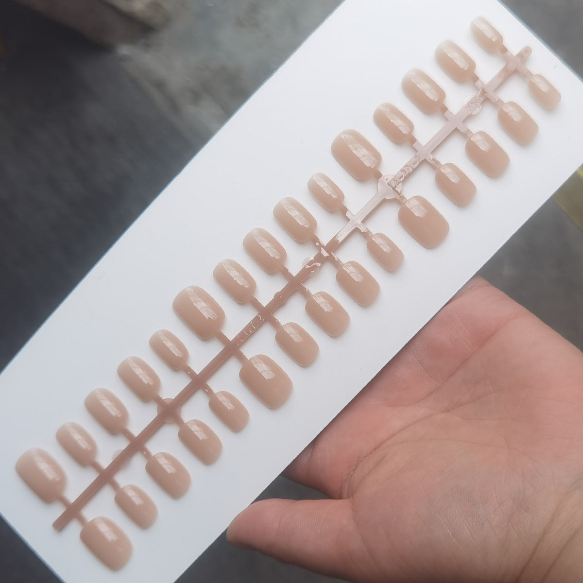 Everyday Nude Pink Short Oval Press-On Nails | Glossy Finish