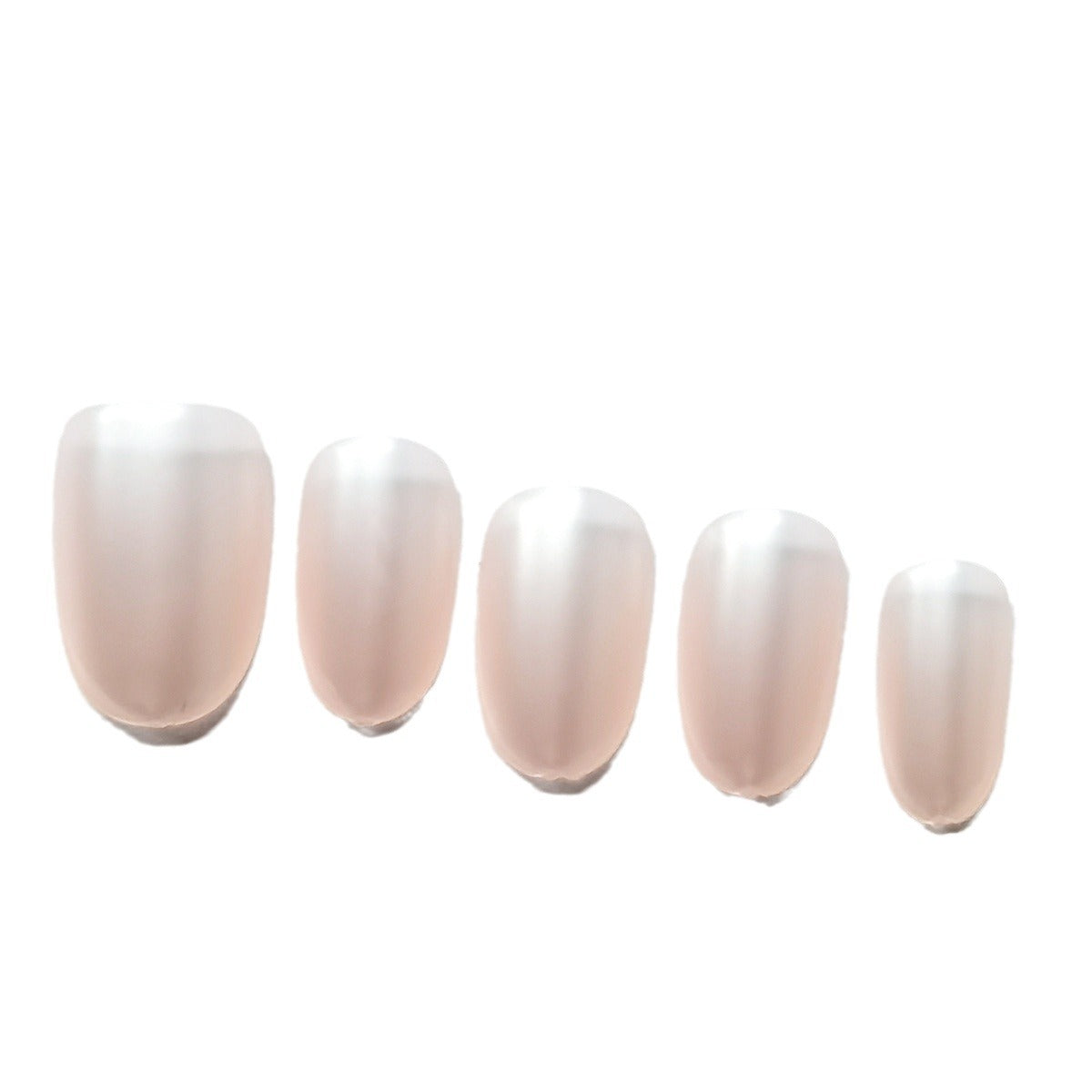Aurora Pearl Pink Press-On Nails | Gentle Short Oval & Long Almond