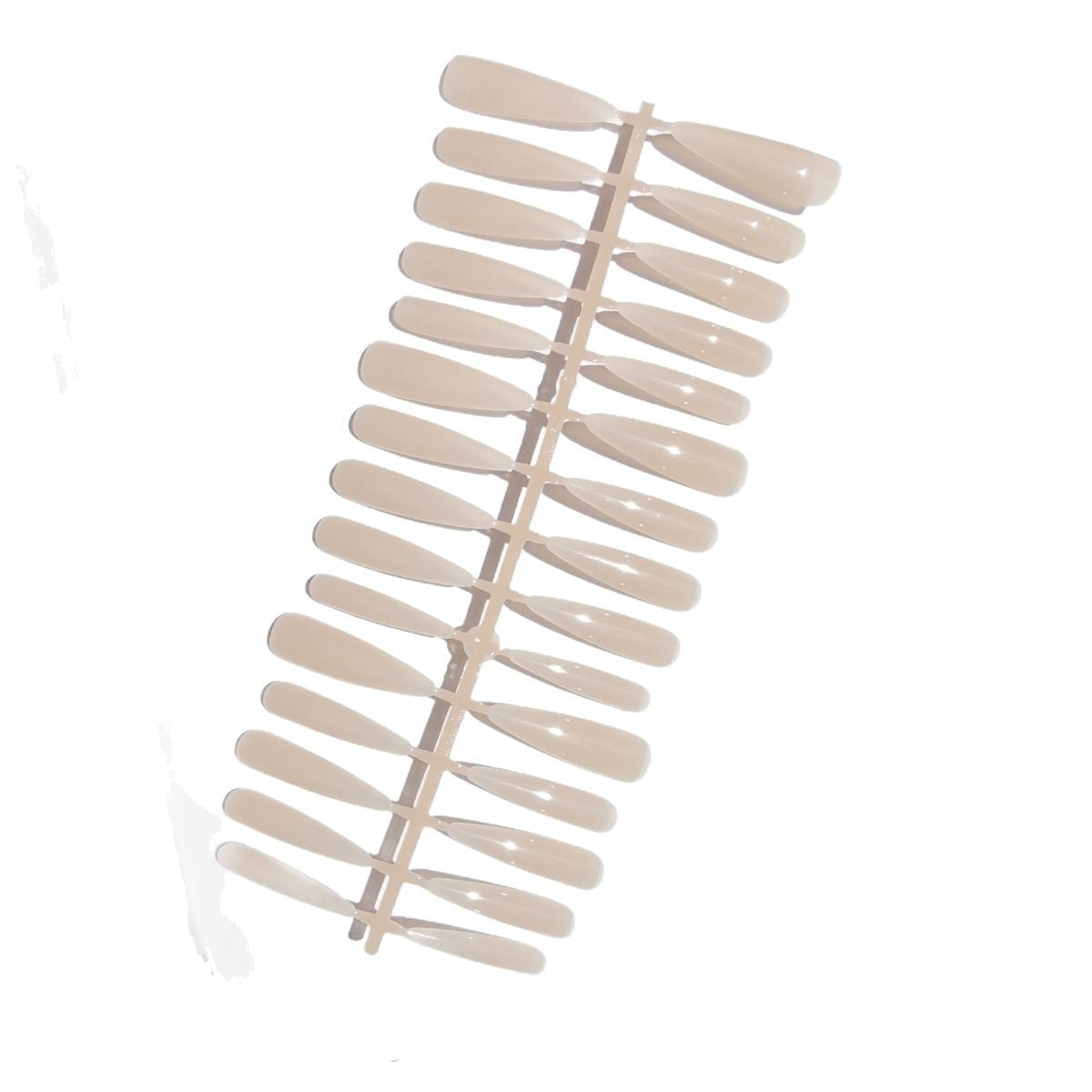 Ultra Long Pointy Stiletto Press-On Nails - Nude Blush Ombre