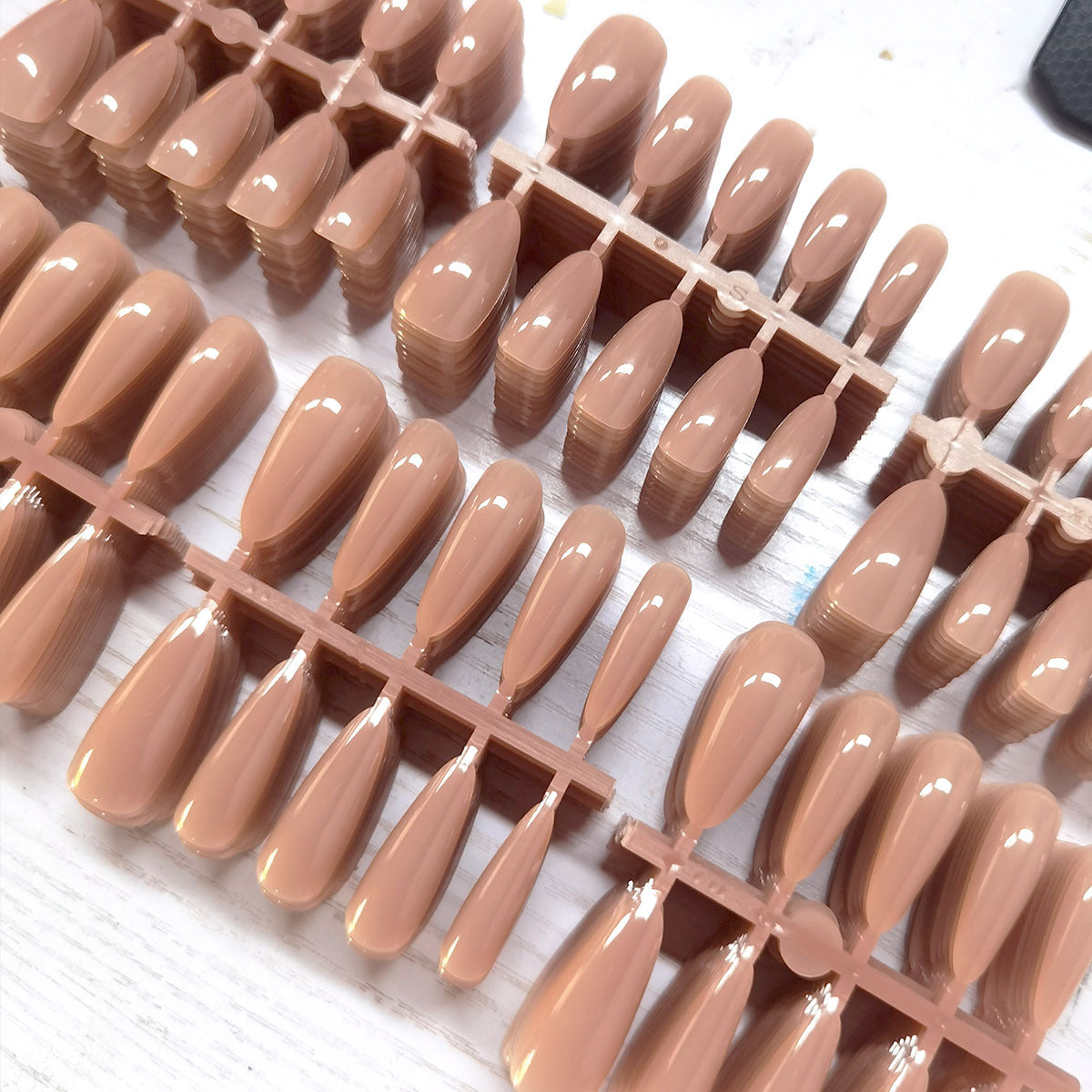 Natural Nude Pink Glossy Press-On Nails