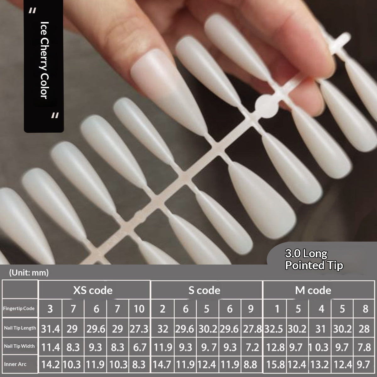 Matte Pale Pink Long Stiletto Press-On Nail Tips - DIY Blanks