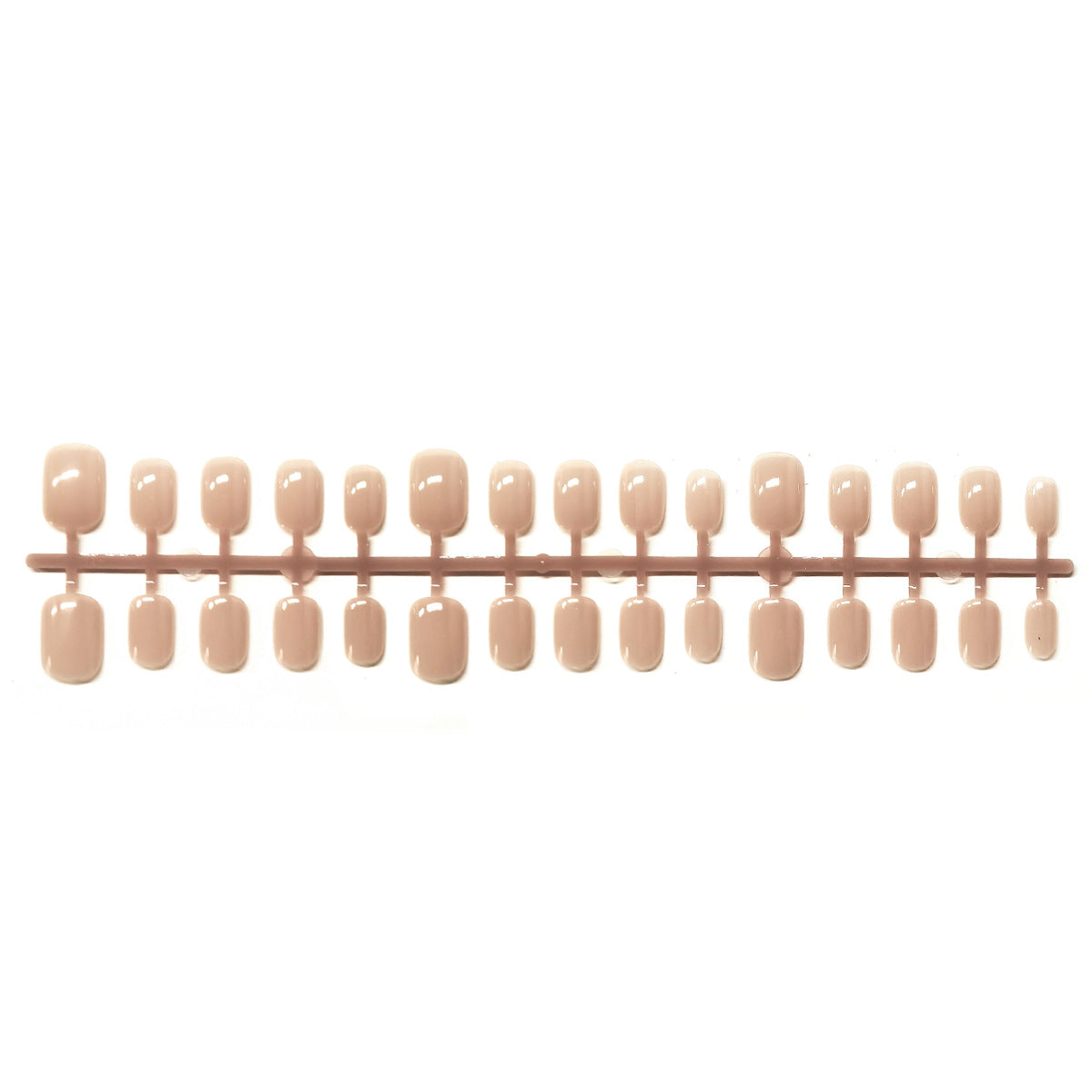 Everyday Nude Pink Short Oval Press-On Nails | Glossy Finish