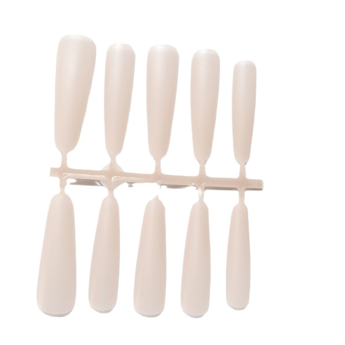 Ultra-Thin Matte Nude Extra Long Tapered Stiletto Press-On Nail Blanks for DIY