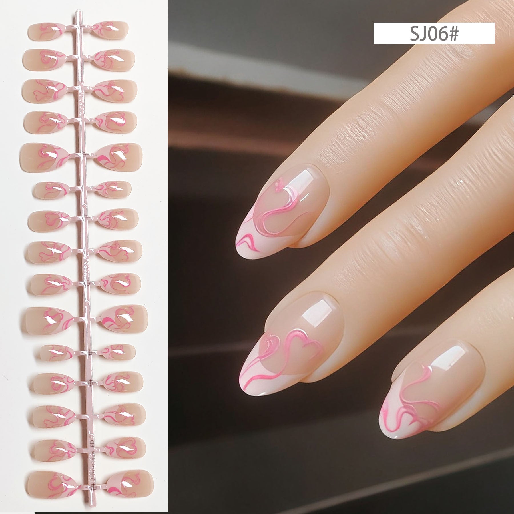 Chic Short Almond Press-On Nails - Classic French & Versatile Colors