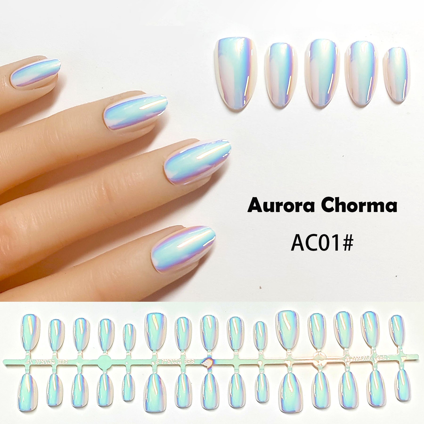 Chic Short Almond Press-On Nails - Classic French & Versatile Colors