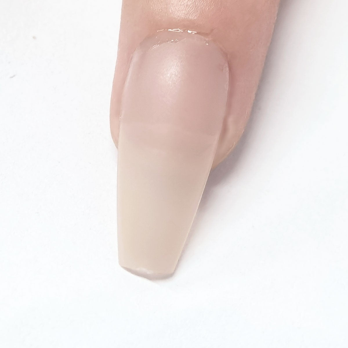 Light Nude Press-On Nail Blanks - Assorted Shapes & Lengths