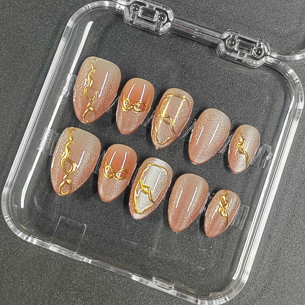 Natural Look Short Almond Press-On Nails | Everyday French Tip & Solid Colors