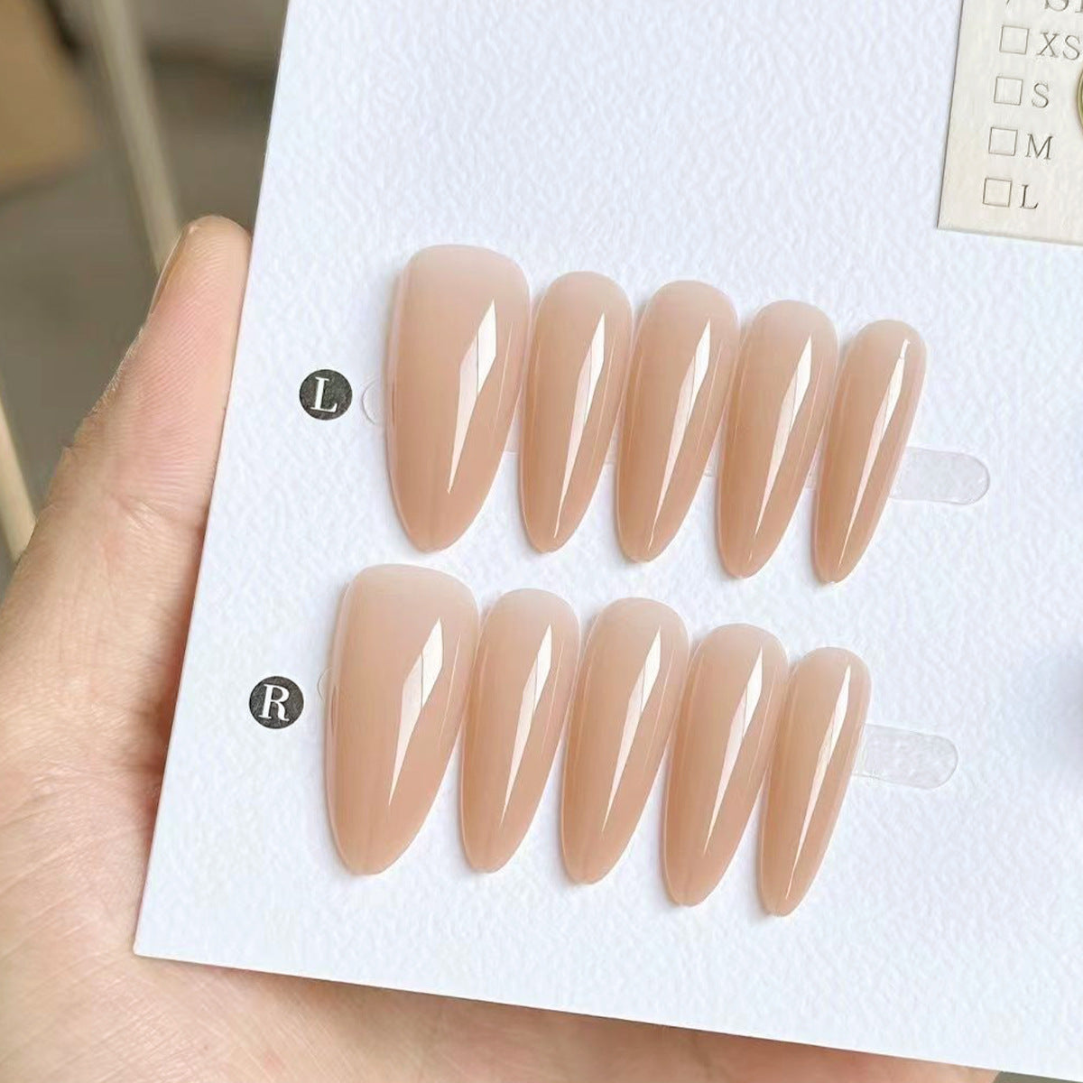 Gentle Blush Ombre & French Tip Press-On Nails | Sheer Nude