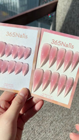 Peach Jelly Dragon Claw Stiletto Nude Pink Premium Handmade Dragon Nails