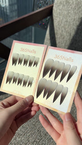 Latte Rose Shadow Dragon Claw Stiletto Matte Nude Gradient Handmade Dragon Nail