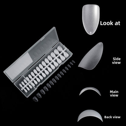 Nail Tips 300 pieces of nail art, boxed matte transparent press on nails, nail piece｜365nails