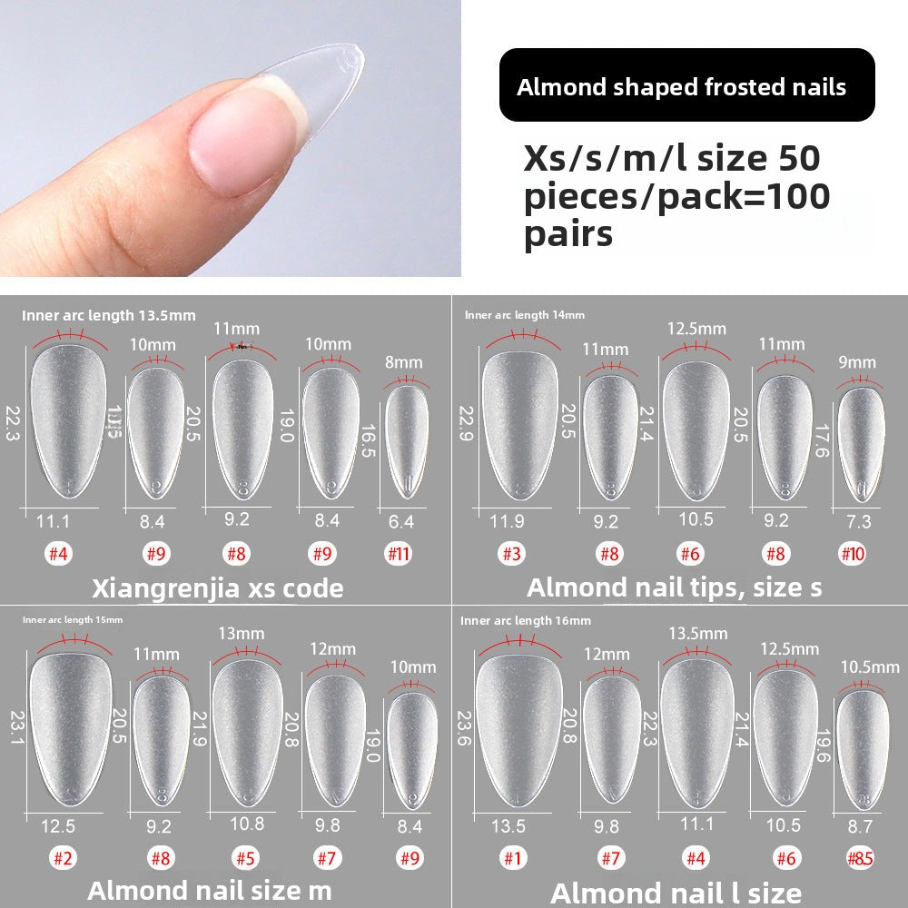 Nail Tips The new press on nails piece is divided into 20 pieces (MOQ=50)