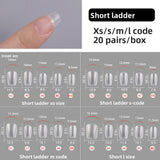 Nail Tips The new press on nails piece is divided into 20 pieces (MOQ=50)