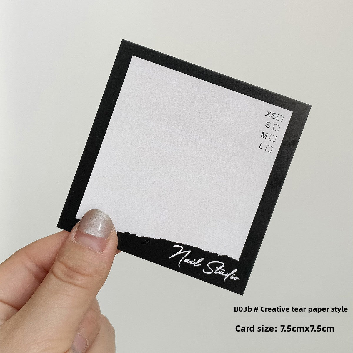 Colorful Nail Art Display Cards for Press‑On Nail Sets