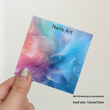 Colorful Nail Art Display Cards for Press‑On Nail Sets