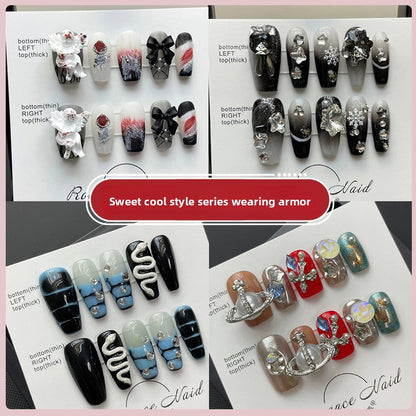 Halloween Wear Nail Art Halloween Nail fake nails Finished Product | 365nails