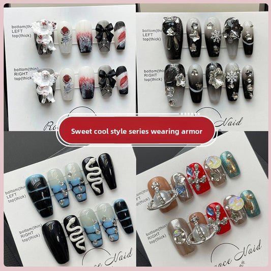 Halloween Wear Nail Art Halloween Nail fake nails Finished Product | 365nails