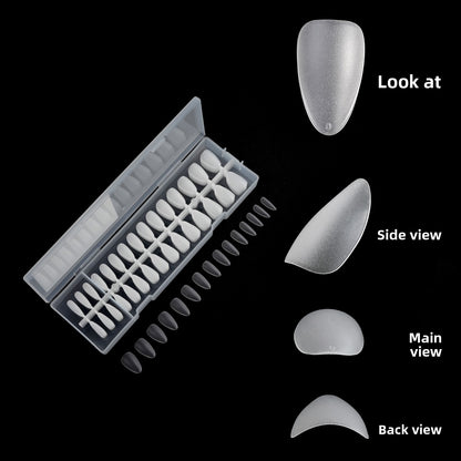 Nail Tips 300 pieces of nail art, boxed matte transparent press on nails, nail piece｜365nails