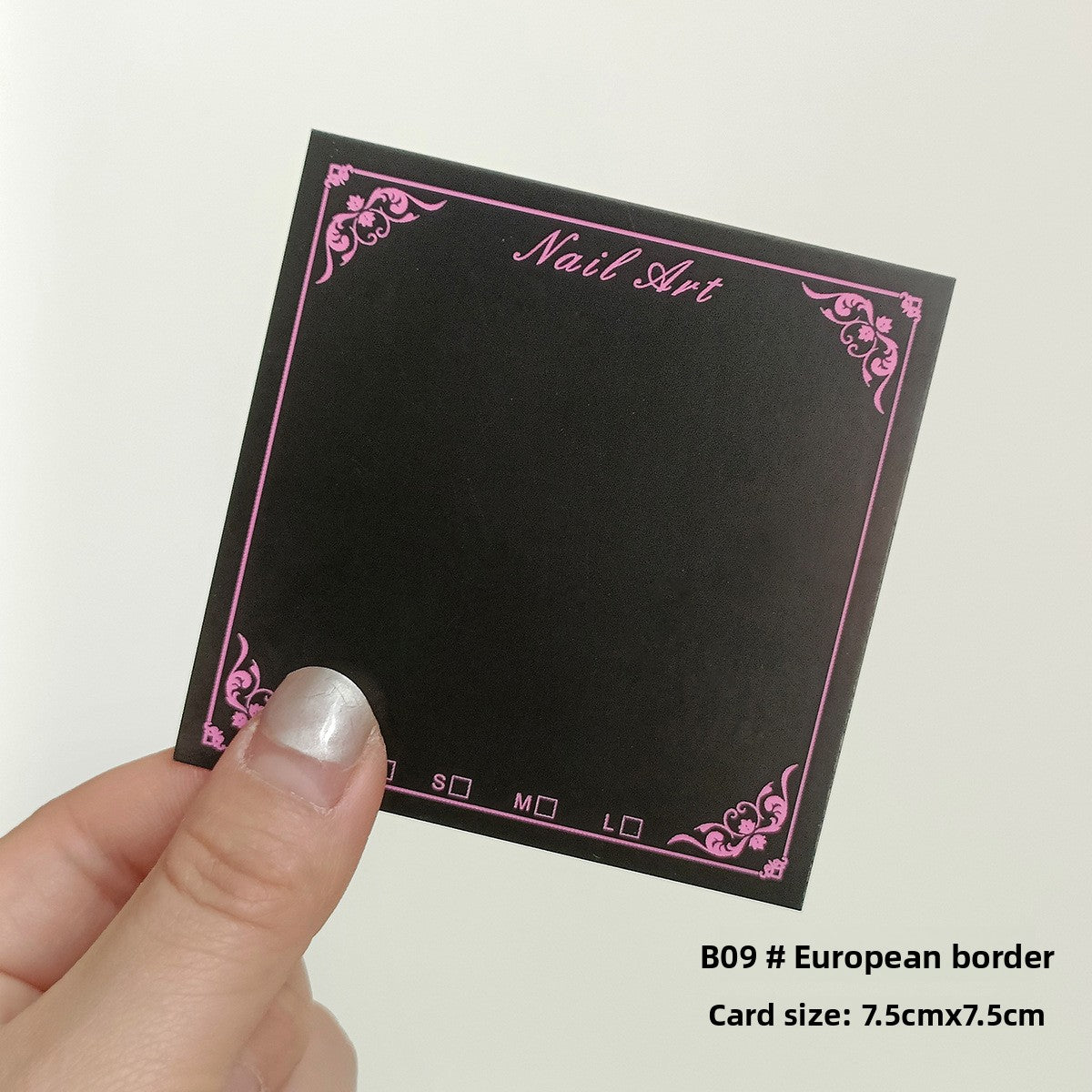 Colorful Nail Art Display Cards for Press‑On Nail Sets