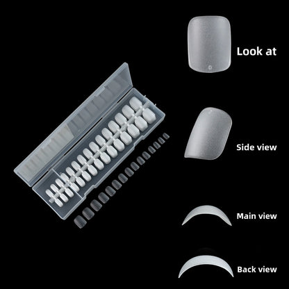 Nail Tips 300 pieces of nail art, boxed matte transparent press on nails, nail piece｜365nails