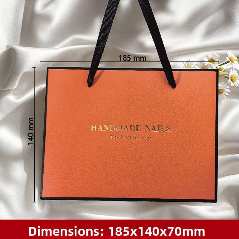 Press-On Nails Gift Box Packaging | HANDMADE NAILS Premium Box | Multi-Color & Custom Logo Available（MOQ=10PCS）