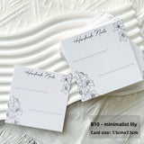 Elegant Minimalist Nail Art Display Cards for Press‑On Sets