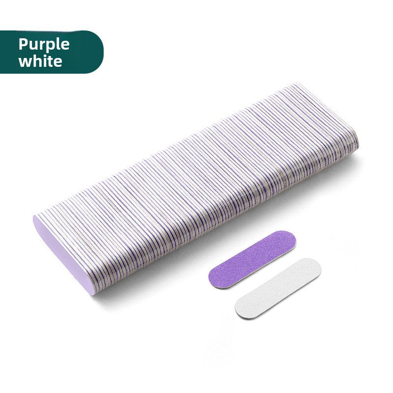 Colorful Double-Sided Nail Files | Multiple Grit Options | Customizable with Logo (MOQ=100)