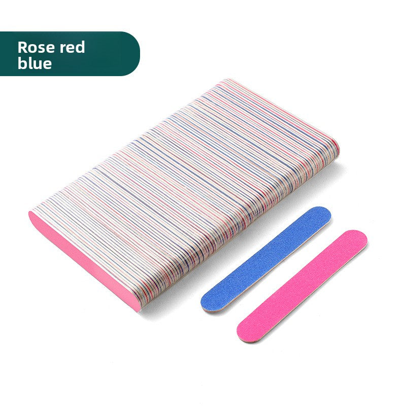 Colorful Double-Sided Nail Files | Multiple Grit Options | Customizable with Logo (MOQ=100)