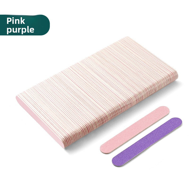 Colorful Double-Sided Nail Files | Multiple Grit Options | Customizable with Logo (MOQ=100)