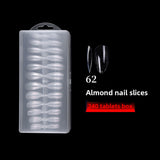 Nail Tips Press on nails pads Transparent and seamless 504 pcs Boxed fake nails (MOQ=3)