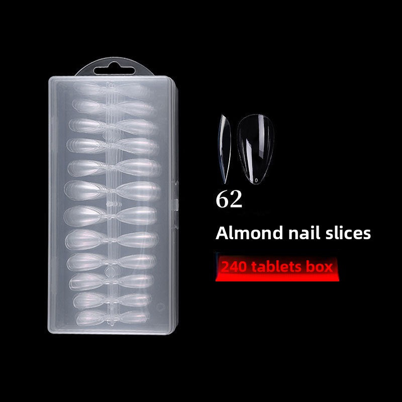 Nail Tips Press on nails pads Transparent and seamless 504 pcs Boxed fake nails (MOQ=3)