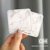 Assorted Square Nail Art Display Cards for Press‑On Nails