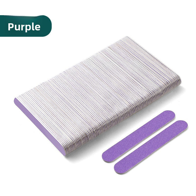 Colorful Double-Sided Nail Files | Multiple Grit Options | Customizable with Logo (MOQ=100)